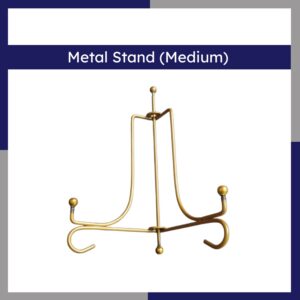 Metal Foldable Stand For 8 inch Coaster (medium)