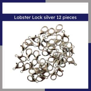 Lobster Lock Silver 12 pieces
