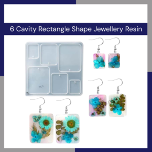 6 Cavity Rectangle Shape Jewellery Resin Mould