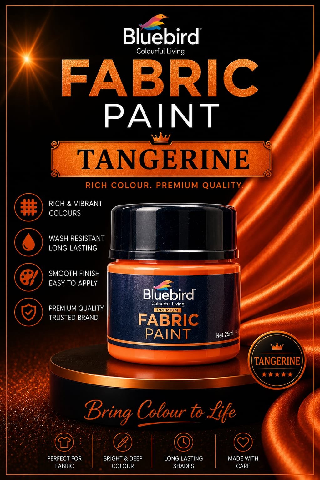 Bluebird Fabric Paint